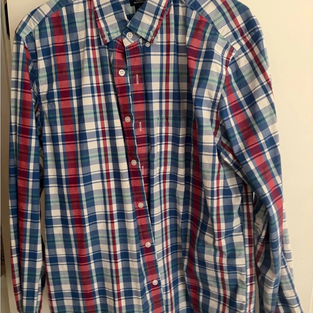 J Crew Men's Cotton Plaid Shirt -